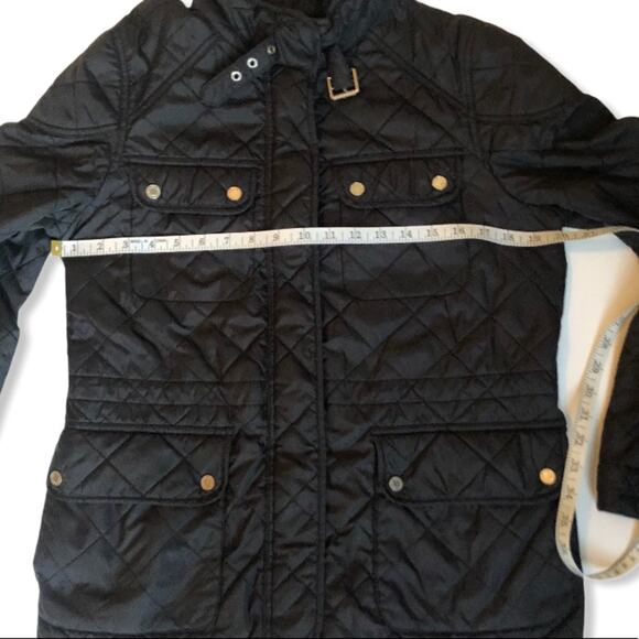 Ralph Lauren Quilted Moto Jacket Black Size Medium - Picture 11 of 12